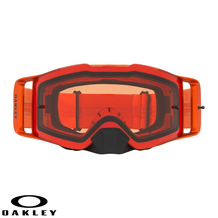 Front Line™ MX Goggles -  Prizm Mx Bronze Lenses - Moto Orange Strap