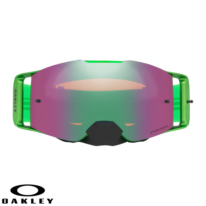 Front Line™ MX Goggles - Prizm Mx Jade Iridium Lenses - Moto Green Strap