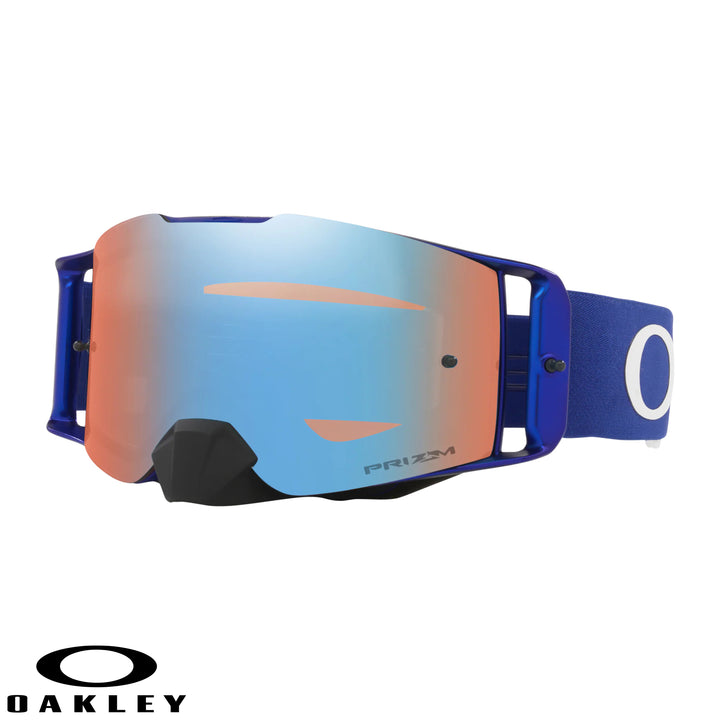Front Line™ MX Goggles - Prizm Mx Sapphire Iridium Lenses - Moto Blue Strap
