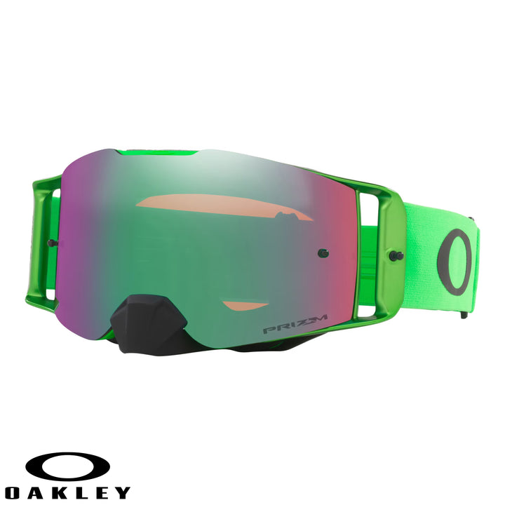 Front Line™ MX Goggles - Prizm Mx Jade Iridium Lenses - Moto Green Strap